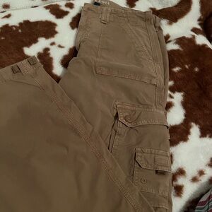 Womens's Tan Cargo Pants